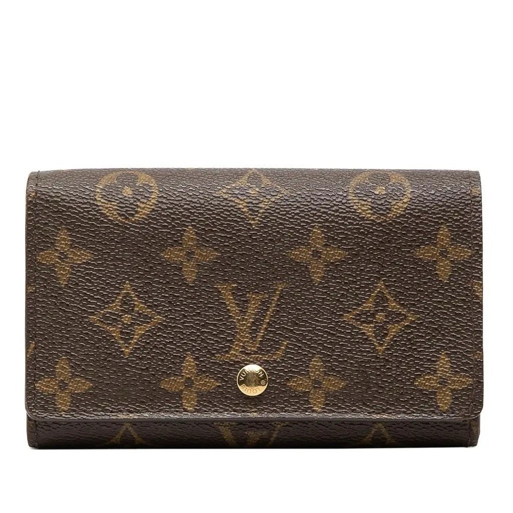 Louis Vuitton Monogram Etui Tresor International Wallet Brown Canvas CA1110 - Picture 1 of 8